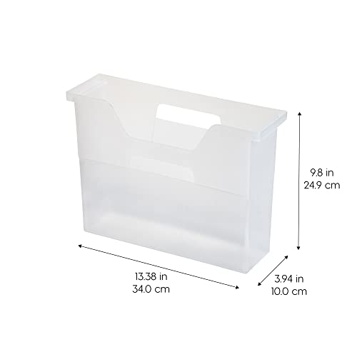 IRIS Small Portable Desktop File Box, 6 Pack - Image 2