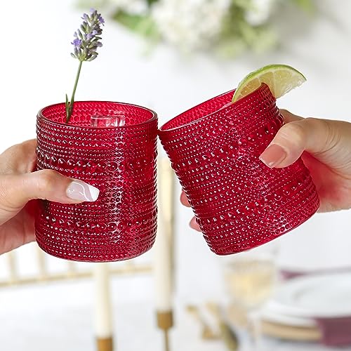 Kate Aspen Hobnail Beaded Vintage Glassware Set - Image 3