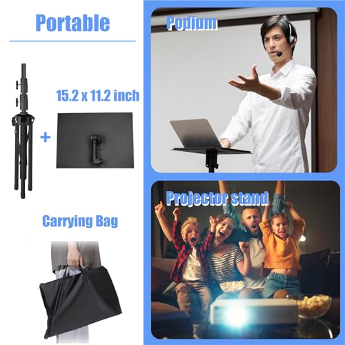 Kereal Laptop Projector Tripod Stand, Adjustable Height - Image 3