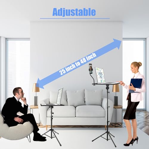Kereal Laptop Projector Tripod Stand, Adjustable Height - Image 4