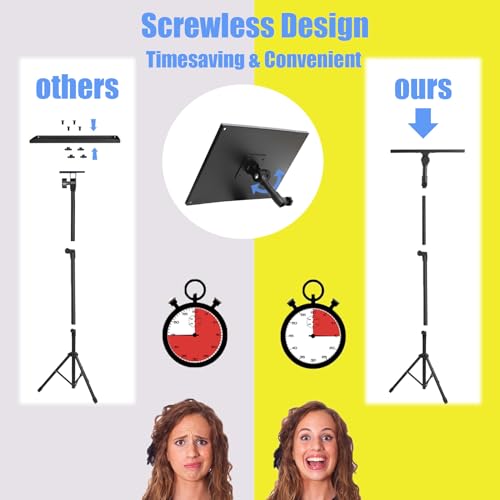Kereal Laptop Projector Tripod Stand, Adjustable Height - Image 2