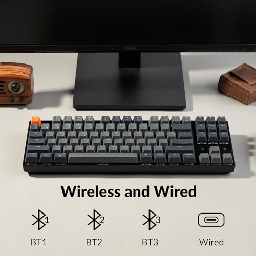 Keychron K8 Wireless Mechanical Keyboard, White Backlight - Image 2