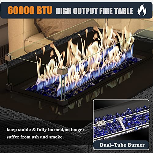 KHOLH Patio Furniture Set With Fire Pit - Image 4