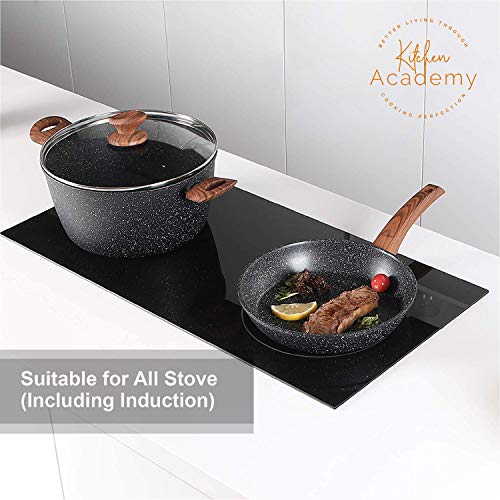 Kitchen Academy Induction Cookware Set - 12 Piece - Image 3