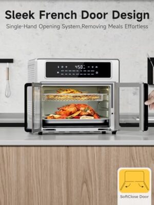Kitchen Elite Air Fryer French Door Oven, 26.4 Qt