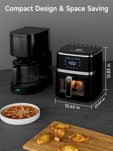 Kitchen Elite Air Fryer Oven 5.28 Qt, Compact Cooker - Image 5