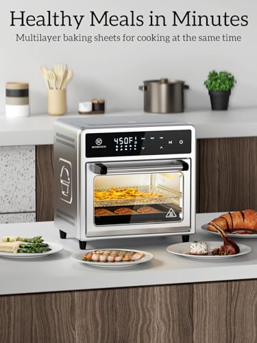 Kitchen Elite Air Fryer Toaster Oven Combo, 12.6QT - Image 4