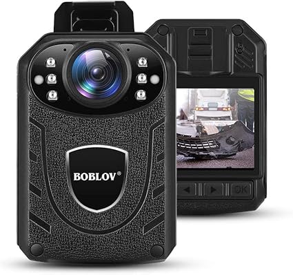 BOBLOV KJ21 Body Camera, 1296P Video Recorder