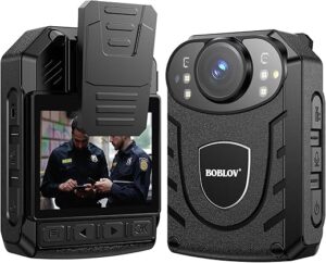 BOBLOV KJ21 Body Worn Camera, 1296P Recorder