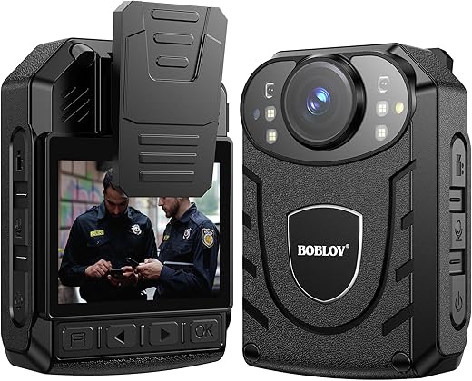 BOBLOV KJ21 Body Worn Camera, 1296P Recorder