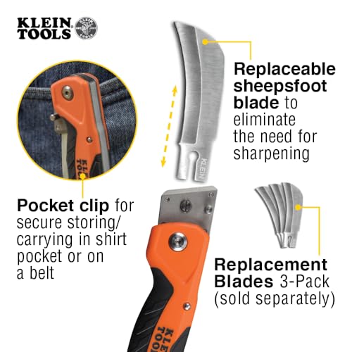 Klein Tools Utility Knife With Replaceable Hawkbill Blade - Image 3