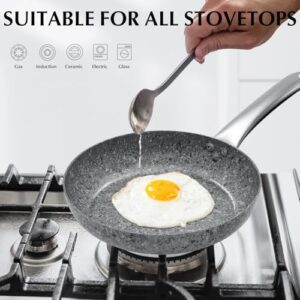 KOCH SYSTEME CS Premium Granite Stone Frying Pan Sets