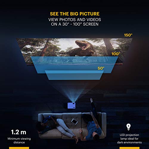 KODAK Flik X7 Home Projector With Tripod - Image 4