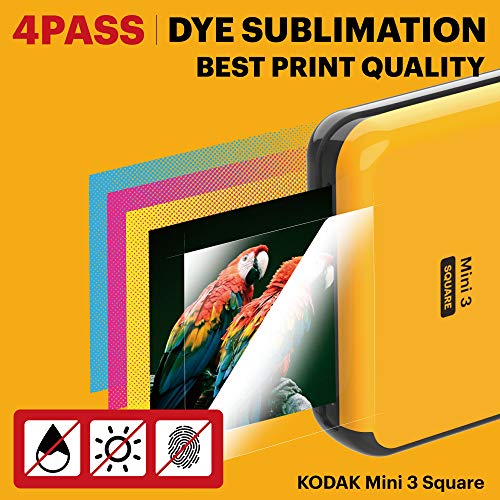 KODAK Mini 3 Square Bluetooth Photo Printer - Image 2