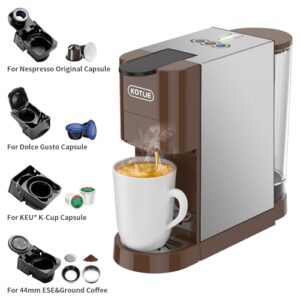 KOTLIE Multifunctional 5in1 Espresso Machine, 19Bar