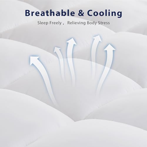 L'AGRATY Cooling King Size Extra Thick Mattress Topper - Image 3