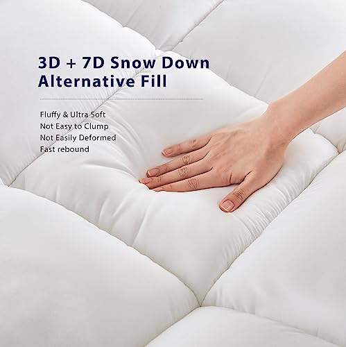 L'AGRATY Cooling King Size Extra Thick Mattress Topper - Image 2