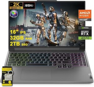 Lenovo Legion Slim 5 Gaming Laptop 16″ QHD+