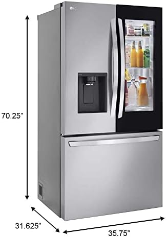 LG 26 Cu. Ft. Counter Depth French Door Refrigerator - Image 4