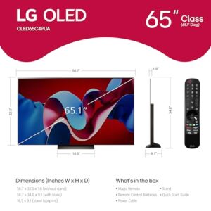LG 65-Inch OLED evo C4 Series TV (OLED65C4PUA)