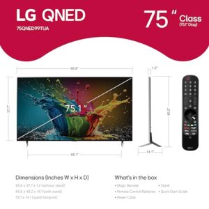LG 75-Inch QNED99T 8K Mini LED TV (75QNED99TUA)