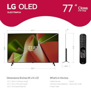 LG 77-Inch OLED B4 Series Smart TV (OLED77B4PUA)