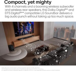 LG S40TR 4.1 ch. Soundbar With Wireless Subwoofer