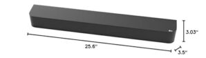 LG SK1 2.0 Ch Compact Sound Bar