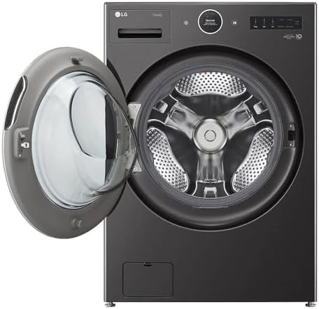 LG WM6700HBA 5.0 Cu. Ft. Black Steel Washer - Image 3