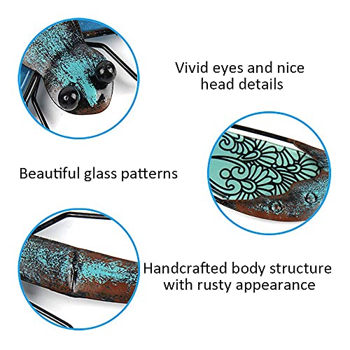 LIFFY Metal Dragonfly Wall Art Decor (14inch) - Image 2