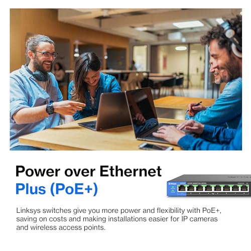 Linksys 16 Port Gigabit PoE Network Switch - Image 5