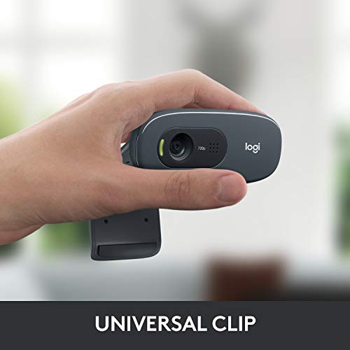 Logitech C270 HD Webcam, 1280x720 Pixels, Black - Image 5