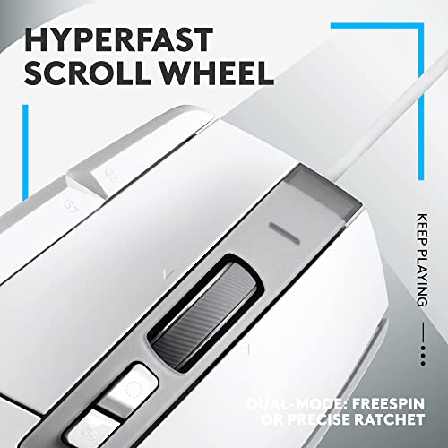 Logitech G G502 X Wired Gaming Mouse - White - Image 3
