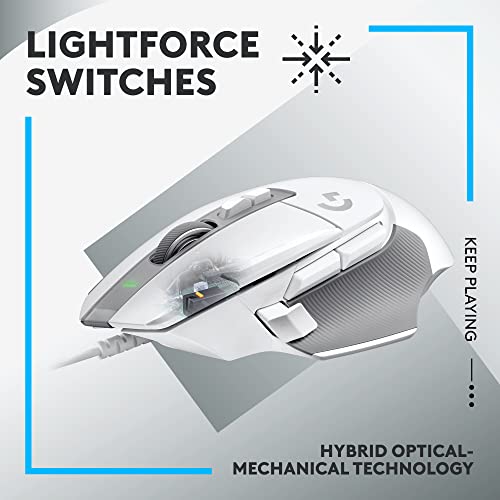 Logitech G G502 X Wired Gaming Mouse - White - Image 2
