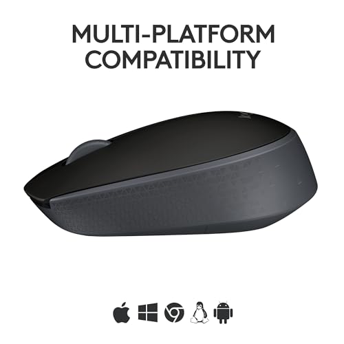 Logitech Wireless Mouse With USB Receiver, Black - Image 4