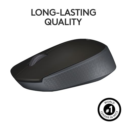 Logitech Wireless Mouse With USB Receiver, Black - Image 5