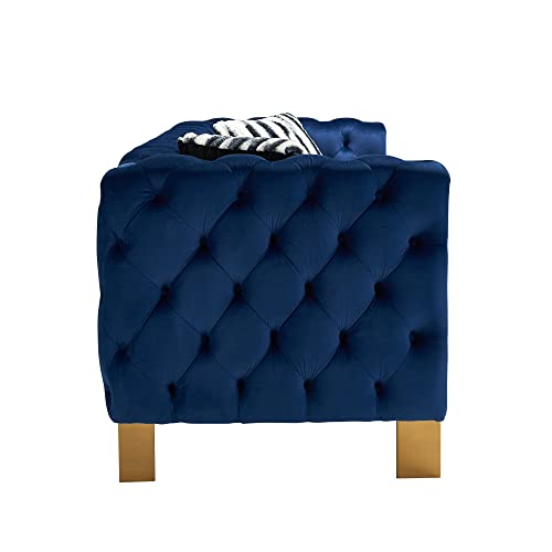 LOPOO Modern Tufted Velvet Sofa, 84.25'' W - Image 5