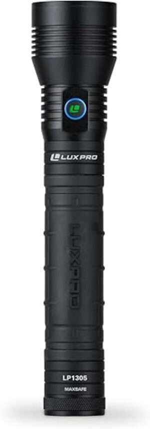 LUXPRO LP1305 High-Output Handheld Flashlight – 2000 Lumens