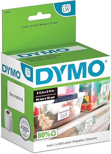 DYMO LW Large Multi-Purpose Labels, 2-1/8" x 2-3/4