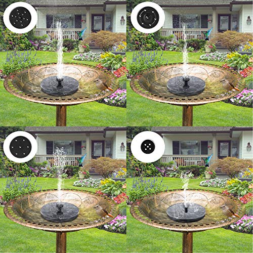 Mademax Solar Bird Bath Fountain Pump, 1.4W Upgrade - Image 4