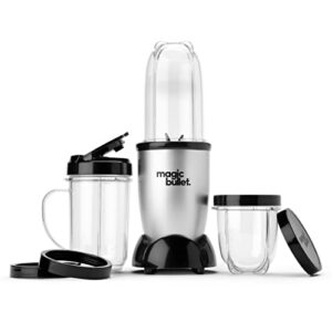 Magic Bullet Bullet Blender, Silver, 11 Piece Set
