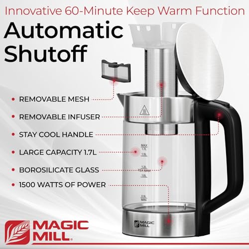 Magic Mill Electric Kettle With Tea Infuser - Image 2