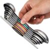 YellRin Magnetic Stainless Steel Measuring Spoons Set