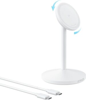 Anker MagSafe-Compatible Wireless Charger Stand, 15W
