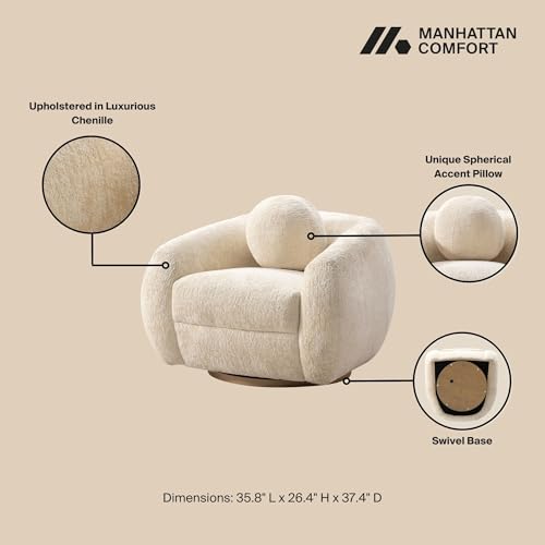 Manhattan Comfort Tribeca 3-Piece Sofa And Chairs Set - Image 4