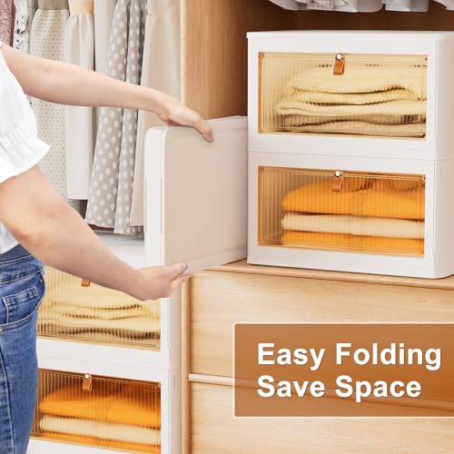 MapleGrace 4 Tier Stackable Storage Bins 23QT - Image 2