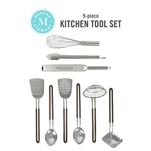 Martha Stewart 9-Piece Stainless Steel Kitchen Gadget Set - Image 2