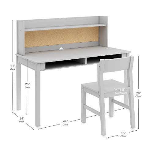 Martha Stewart Kids' Desk With Hutch And Chair Set - Image 2