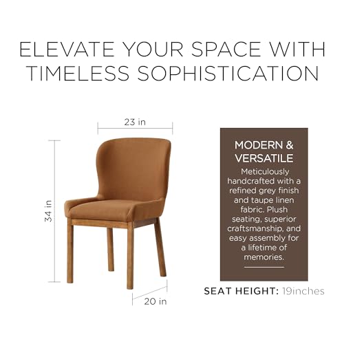 Maven Lane Gia Wooden Kitchen Dining Chair, Set of 8 - Image 2
