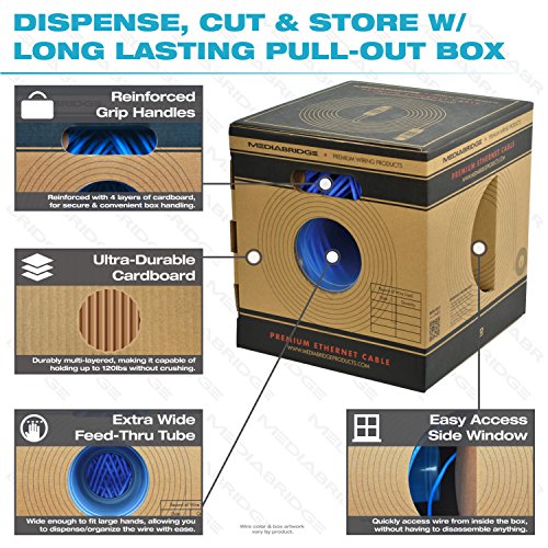 Mediabridge Cat6 Cable 500 Feet C6-500-BLUE - Image 5